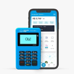 Maquina Mercado Pago - Cartão de Credito e Debito - Mini D175BT Bluetooth COM NFC 2